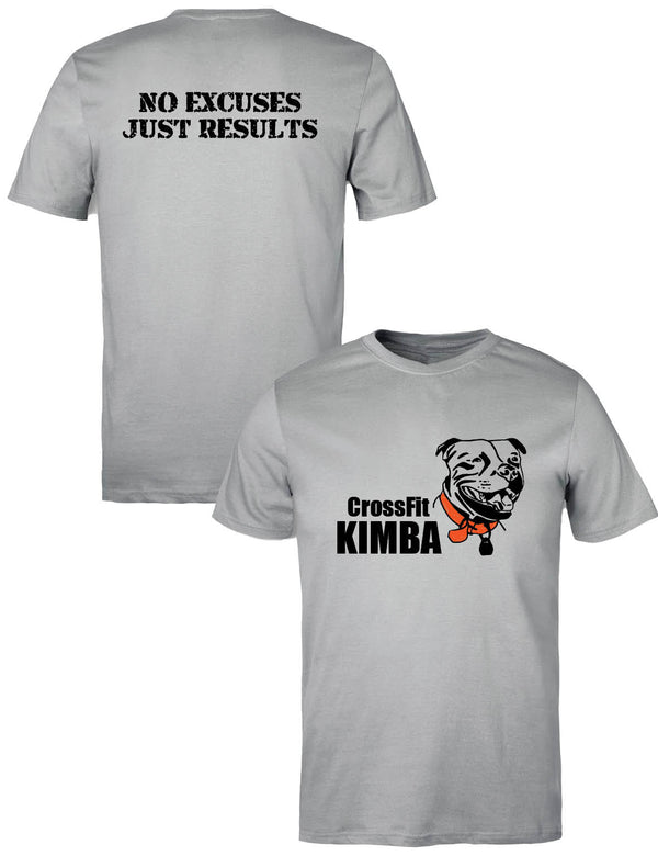 Universal Black Premium Tee - No Excuses - CrossFit Kimba - AMRAP