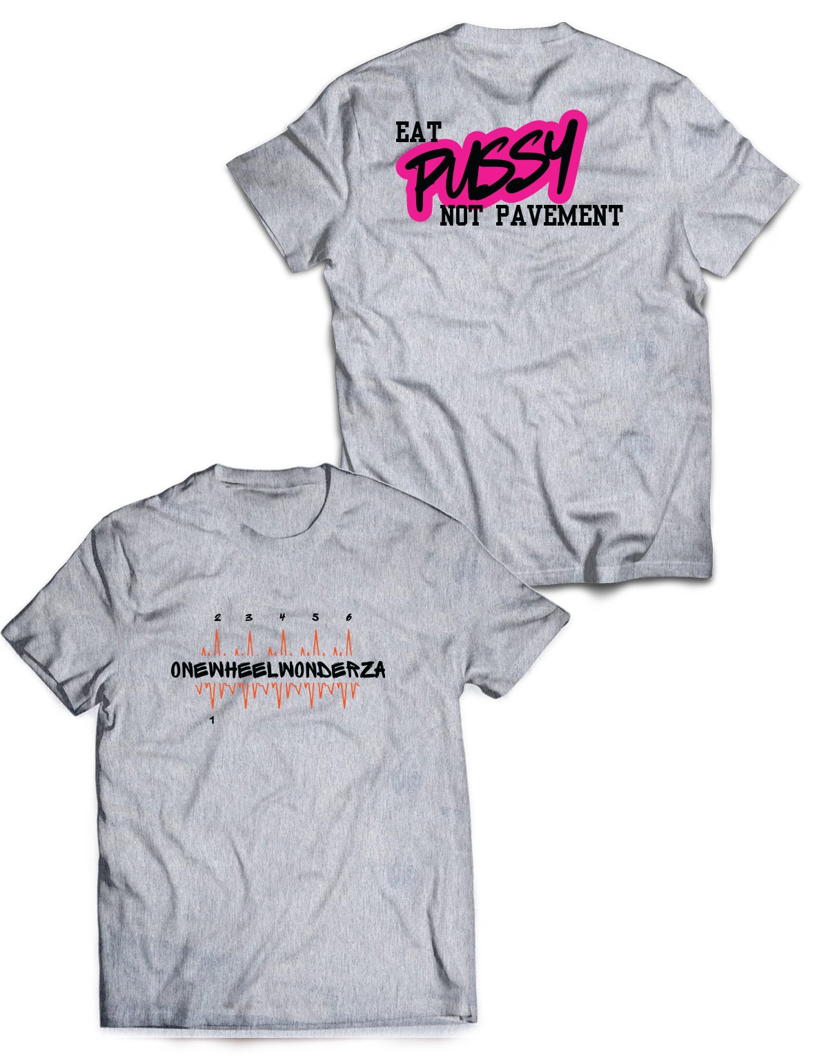 Universal Grey Melange Premium Tee - Not Pavement - OneWheelWonderZA - AMRAP INDUSTRIES