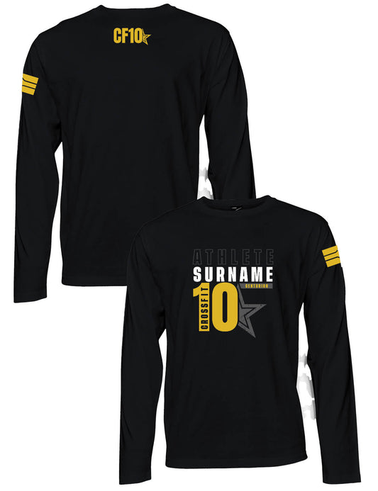 Universal Premium Long Sleeve Tee - Athlete - Crossfit 10 Star - AMRAP