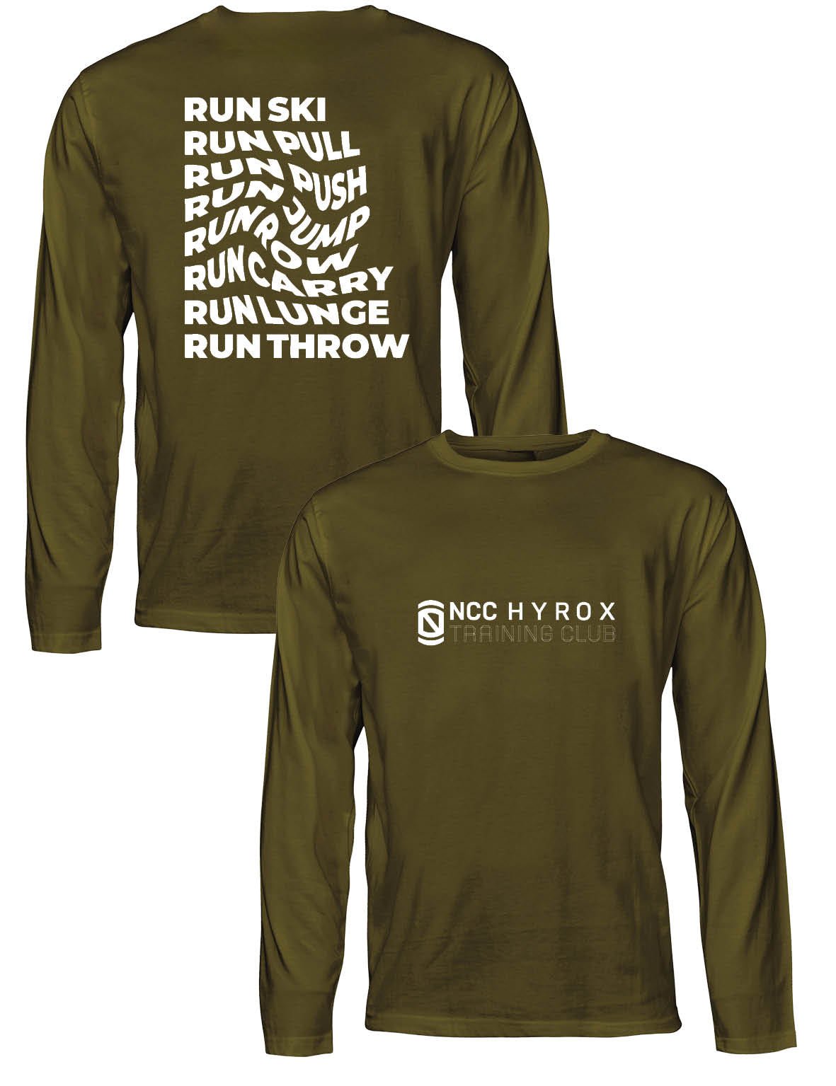 Universal Premium Long Sleeve Tee - Run Ski Pull - NCC - AMRAP