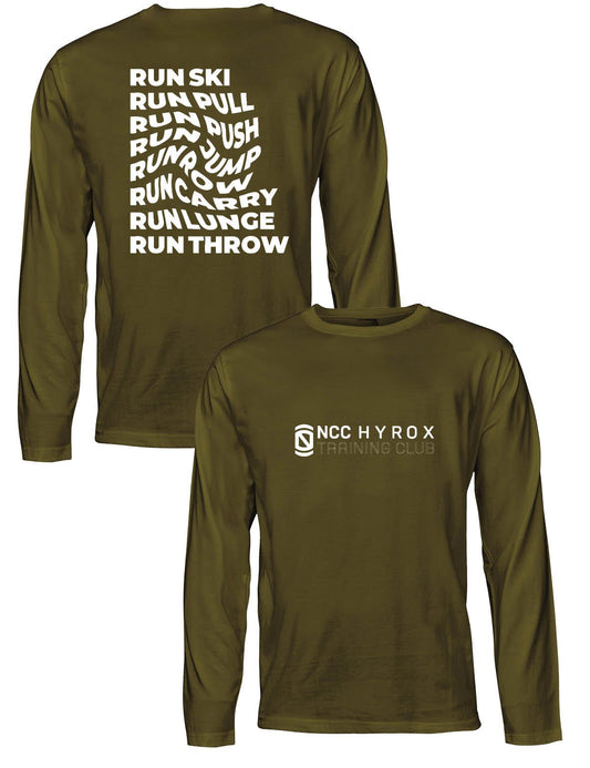 Universal Premium Long Sleeve Tee - Run Ski Pull - NCC - AMRAP