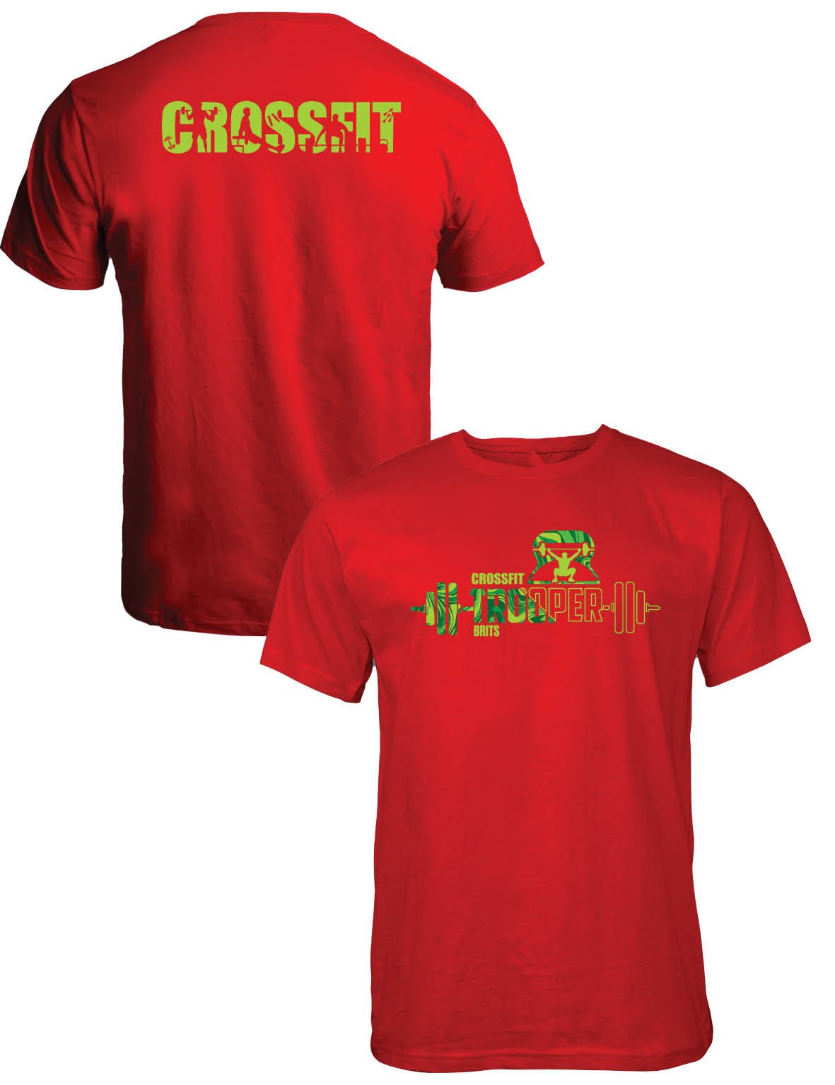 Universal Premium Tee - Bright camo - Trooper - AMRAP