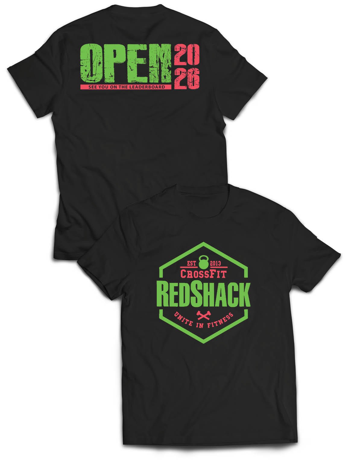 Universal Premium Tee - Open 2026 - Crossfit Redshack - AMRAP