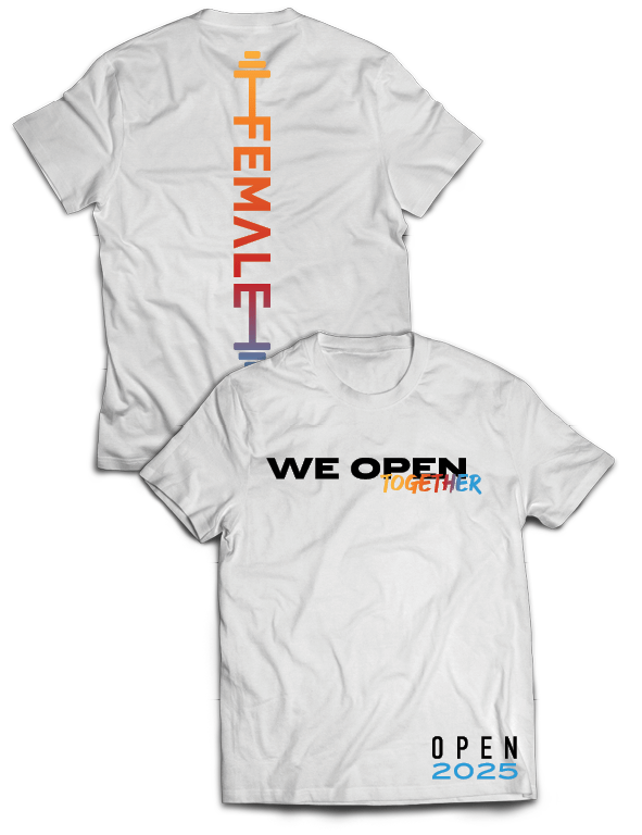 Universal Premium Tee - We Open Together - Open 2025 - BFF - AMRAP