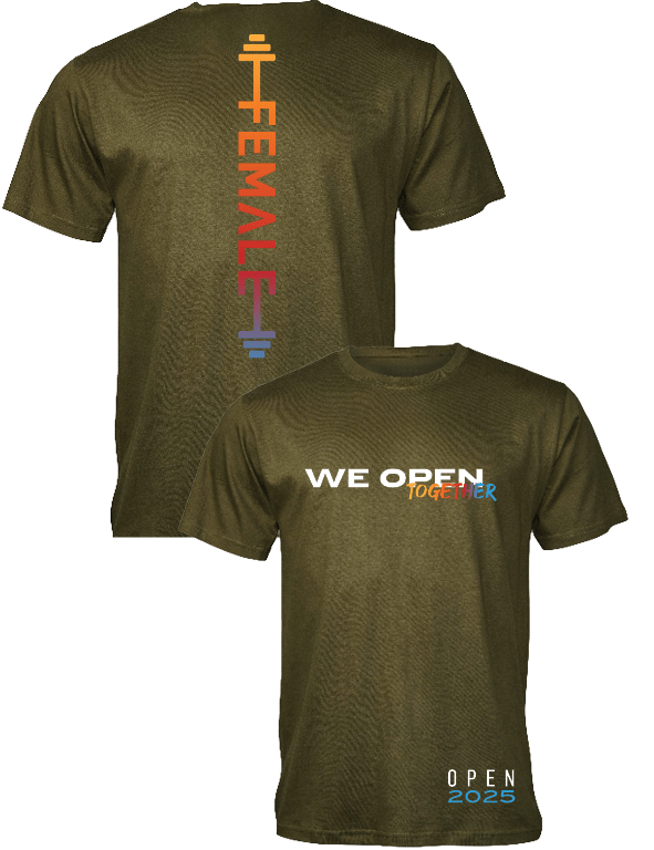 Universal Premium Tee - We Open Together - Open 2025 - BFF - AMRAP