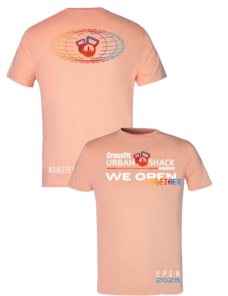 Universal Premium Tee - We Open Together - Open 2025 - Crossfit Urban Shack - AMRAP