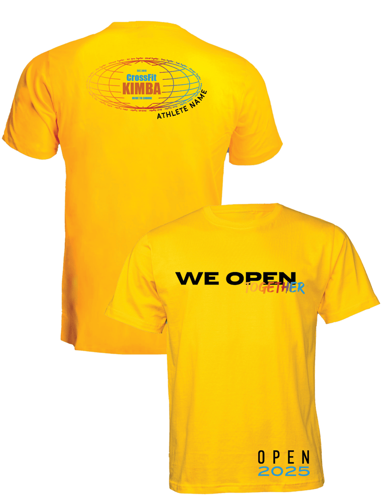 Universal Premium Tee - We Open Together - Open 2025 - Kimba - AMRAP