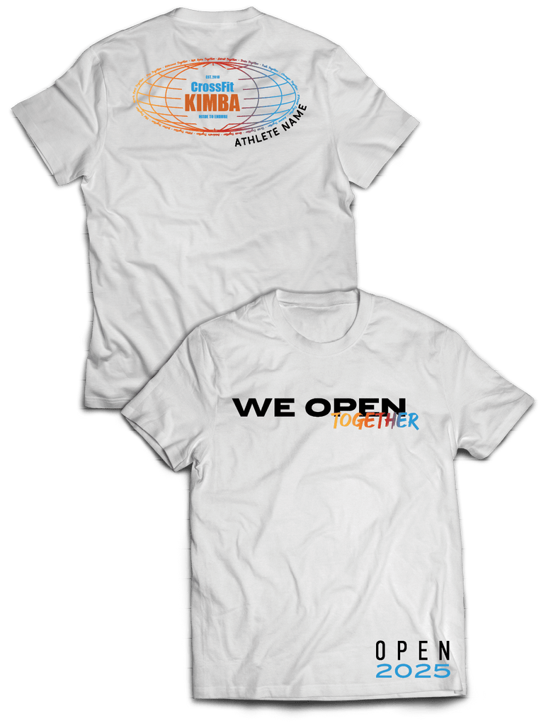 Universal Premium Tee - We Open Together - Open 2025 - Kimba - AMRAP
