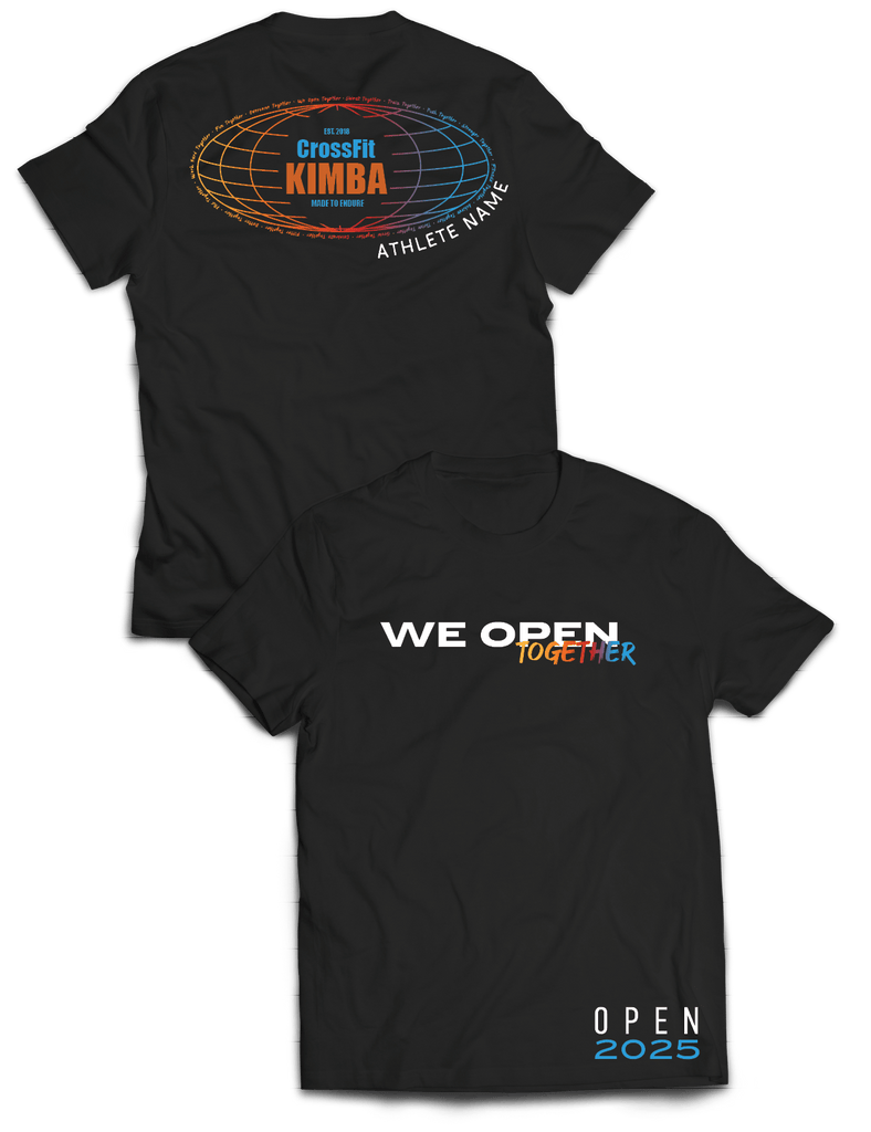 Universal Premium Tee - We Open Together - Open 2025 - Kimba - AMRAP