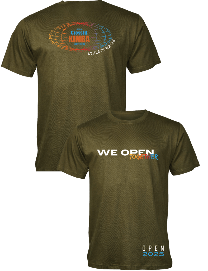 Universal Premium Tee - We Open Together - Open 2025 - Kimba - AMRAP