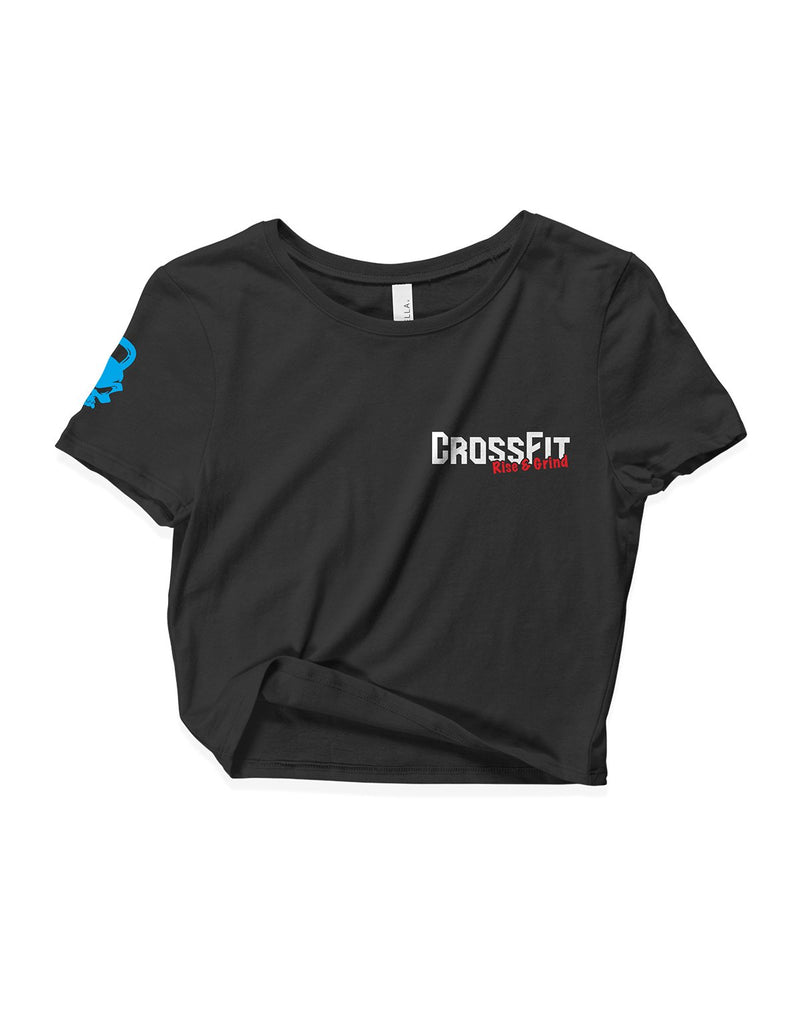 Ladies Black Crop Tops - Athlete - RAG - AMRAP INDUSTRIES
