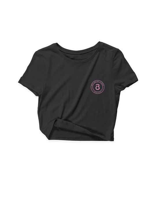 Ladies Black Crop Tops - Love over Hate - Grip and Rip - AMRAP INDUSTRIES
