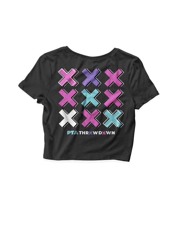 Ladies Black Crop Tops - Spectators - PTA Throwdown - AMRAP INDUSTRIES