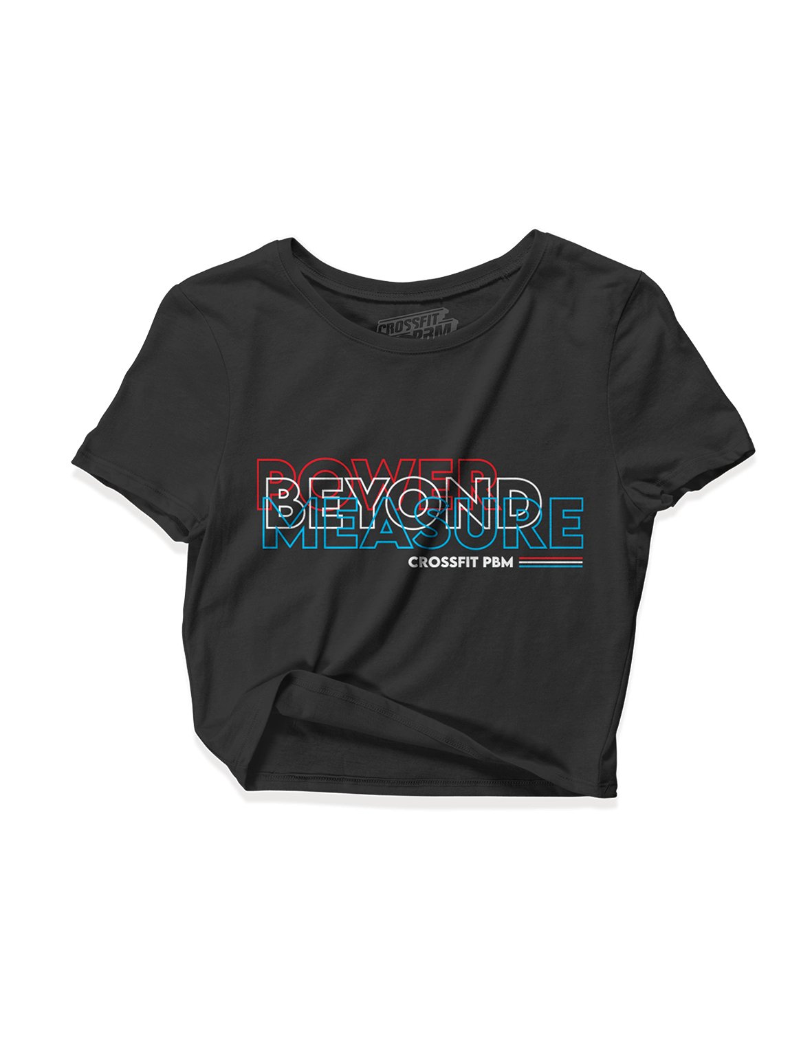 Ladies Crop Tops - Power Beyond Measure - PBM - AMRAP INDUSTRIES