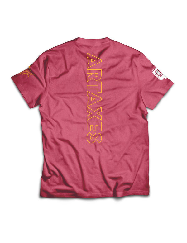 Universal Burgundy Melange Premium Tee - TheOpen 2024 - Artaxes - AMRAP INDUSTRIES