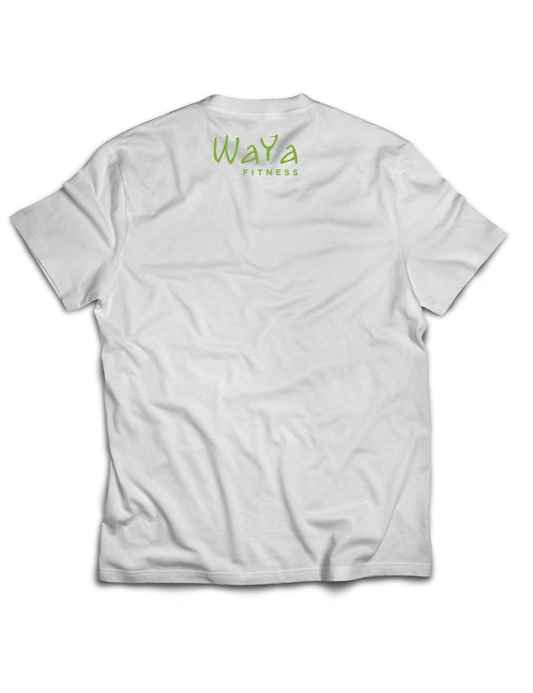Universal White Premium Tee - Waya Fitness - AMRAP INDUSTRIES
